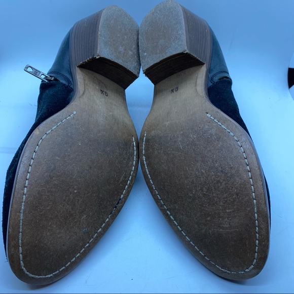 Madewell Suede and Leather Ankle Booties - Picture 4 of 8
